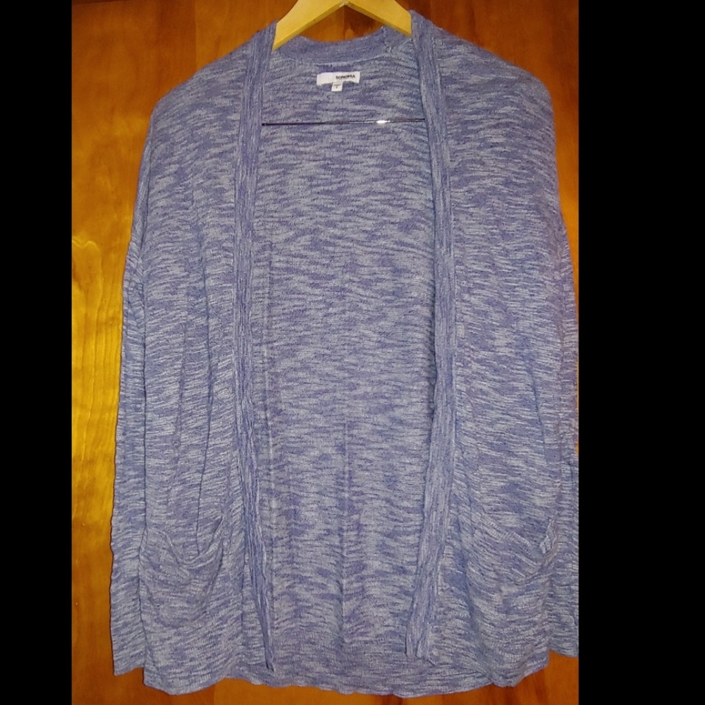 Sonoma purple cardigan